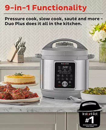 Duo Plus 6-Qt. Multi-Use Pressure Cooker with Whisper-Quiet Steam Release | Macys (US)