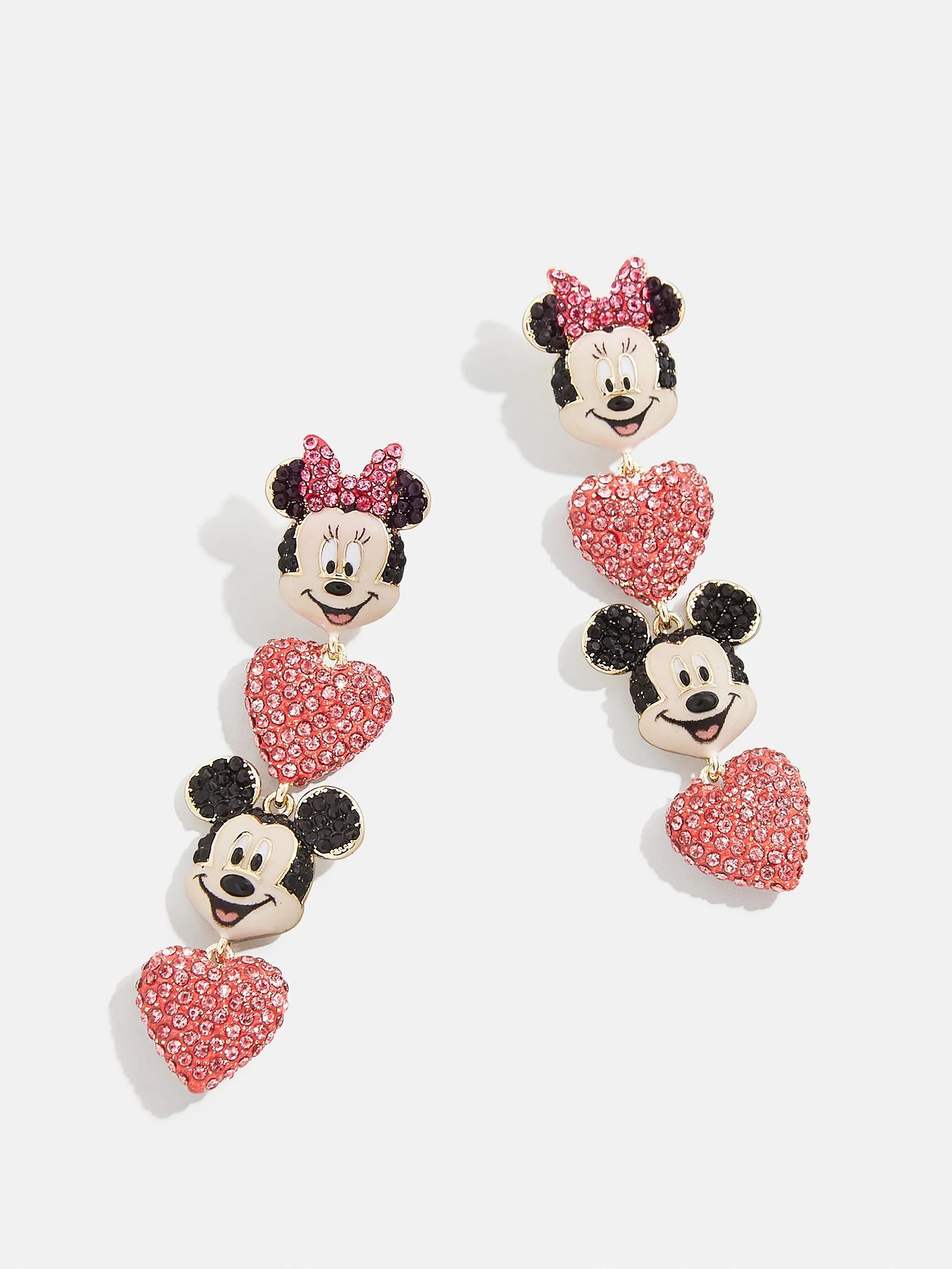Mickey & Minnie Disney Drop Earrings - Mickey Mouse & Minnie Mouse Earrings | BaubleBar (US)