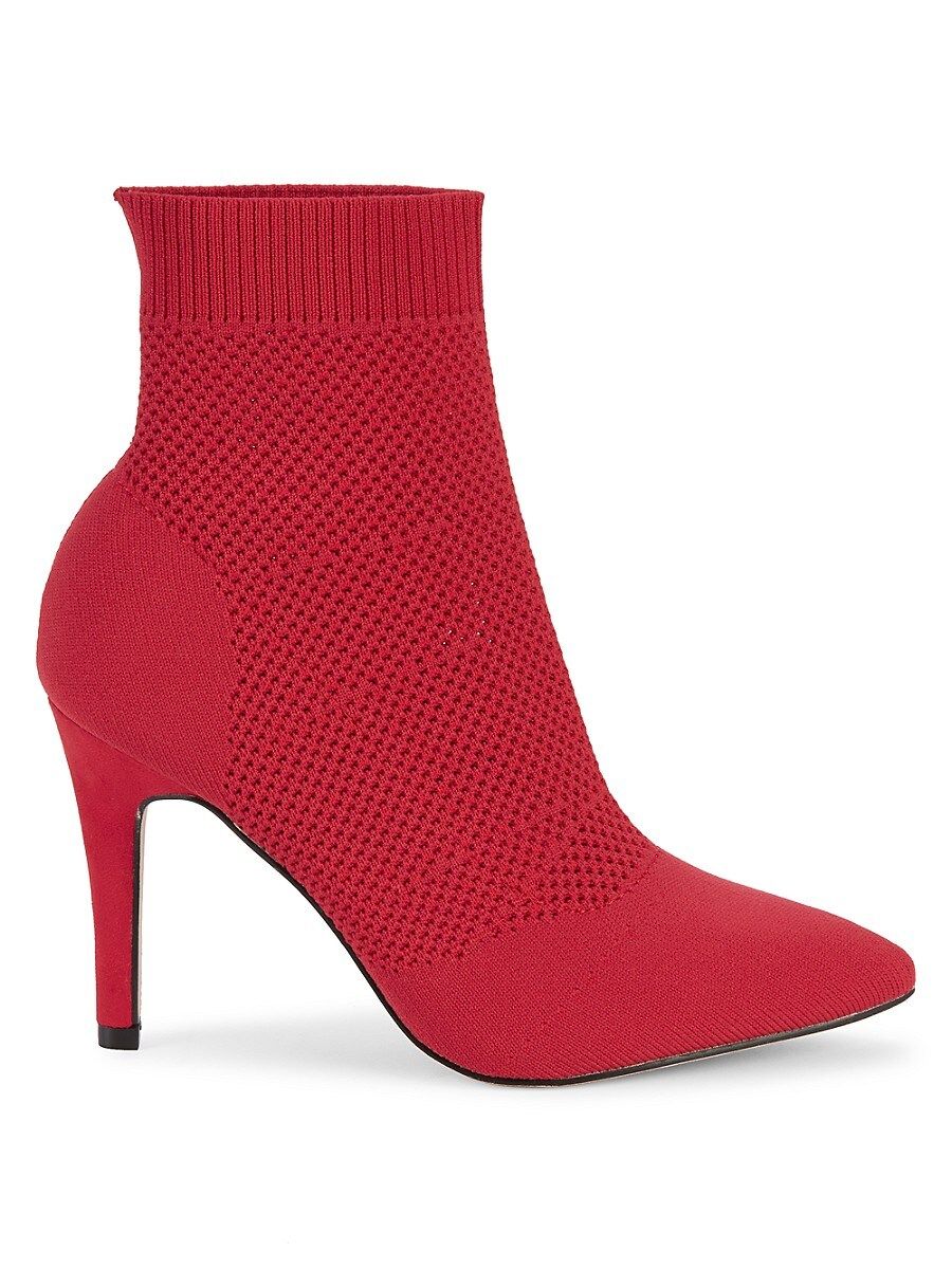 MIA Women's McKinley Perforated Sock Booties - Red - Size 9 | Saks Fifth Avenue OFF 5TH