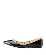 Studded Pointed Toe Flats | Charlotte Russe