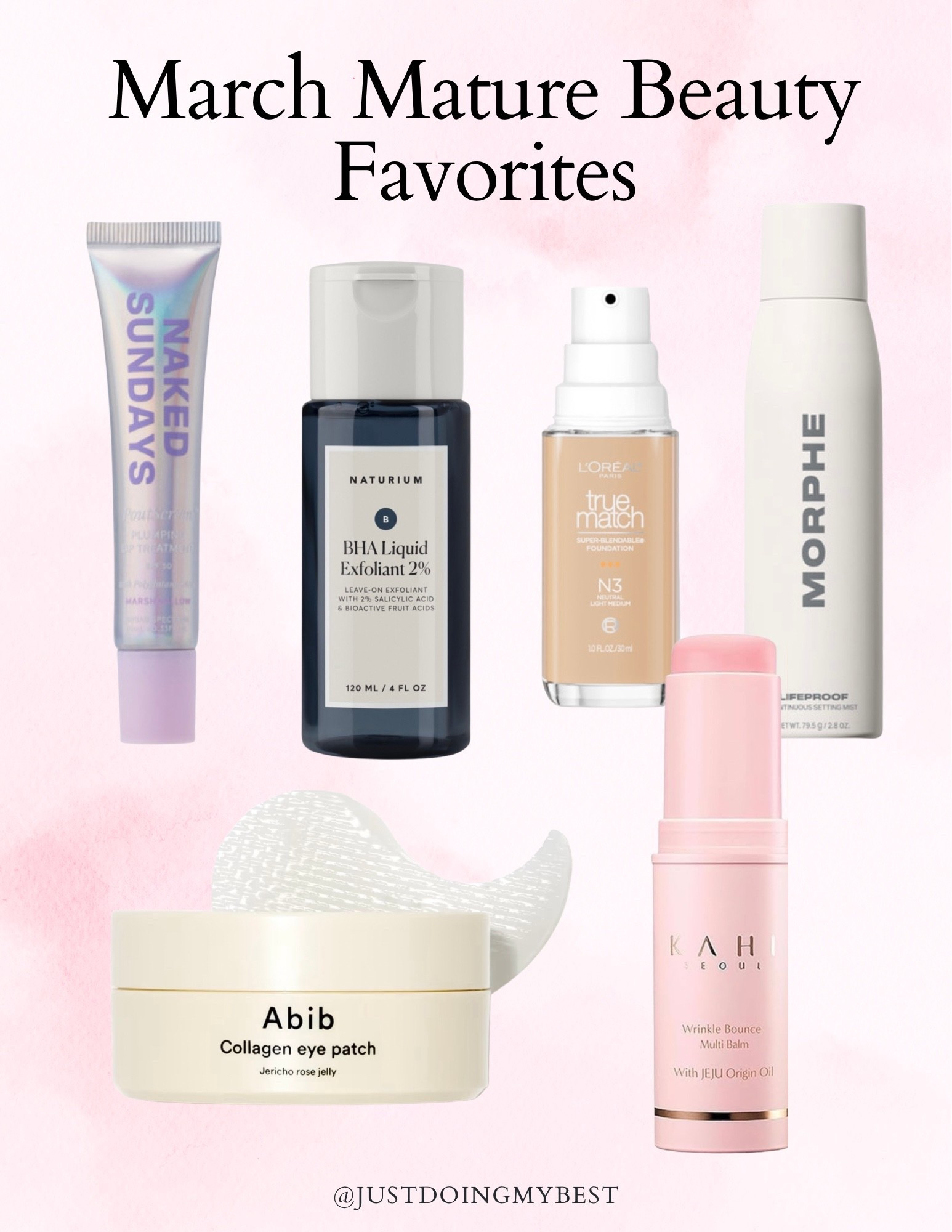 March Mature Beauty Favorites.   These are winners. Love all of these!  
Use this balm (pink stick) under eyes immediately before concealer.  No more concealer creasing!   No more dry mature under eyes under makeup. 

#LTKBeauty #LTKOver40 #LTKselfcare