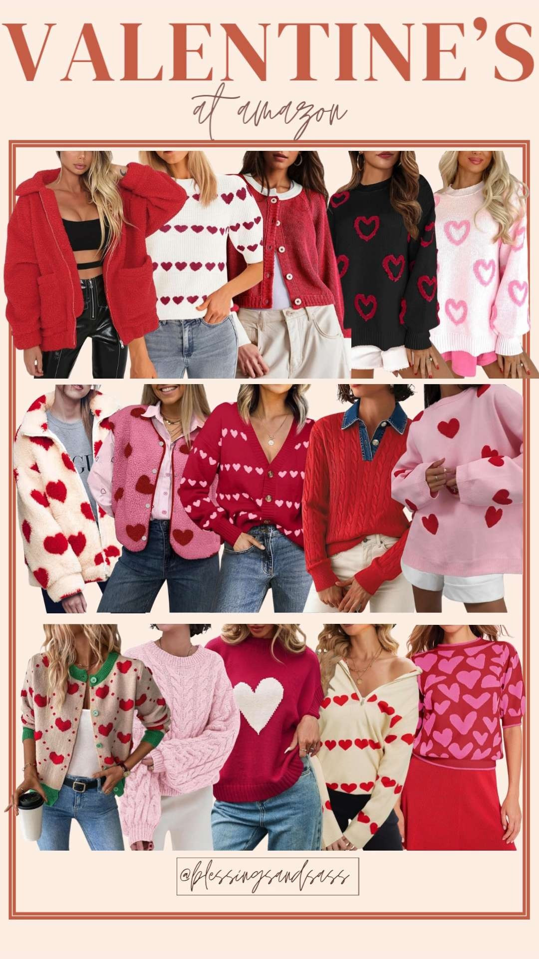 Valentine's Day Sweater Inspo!






Valentines day, outfit inspo, pink, red, black, valentines day outfit inspo, red dress, black skirt, heart outfit, pink outfit, valentines day outfit aesthetic, sweaters, jackets, cardigan  

 #LTKootd #LTKSeasonal #LTKOver40
