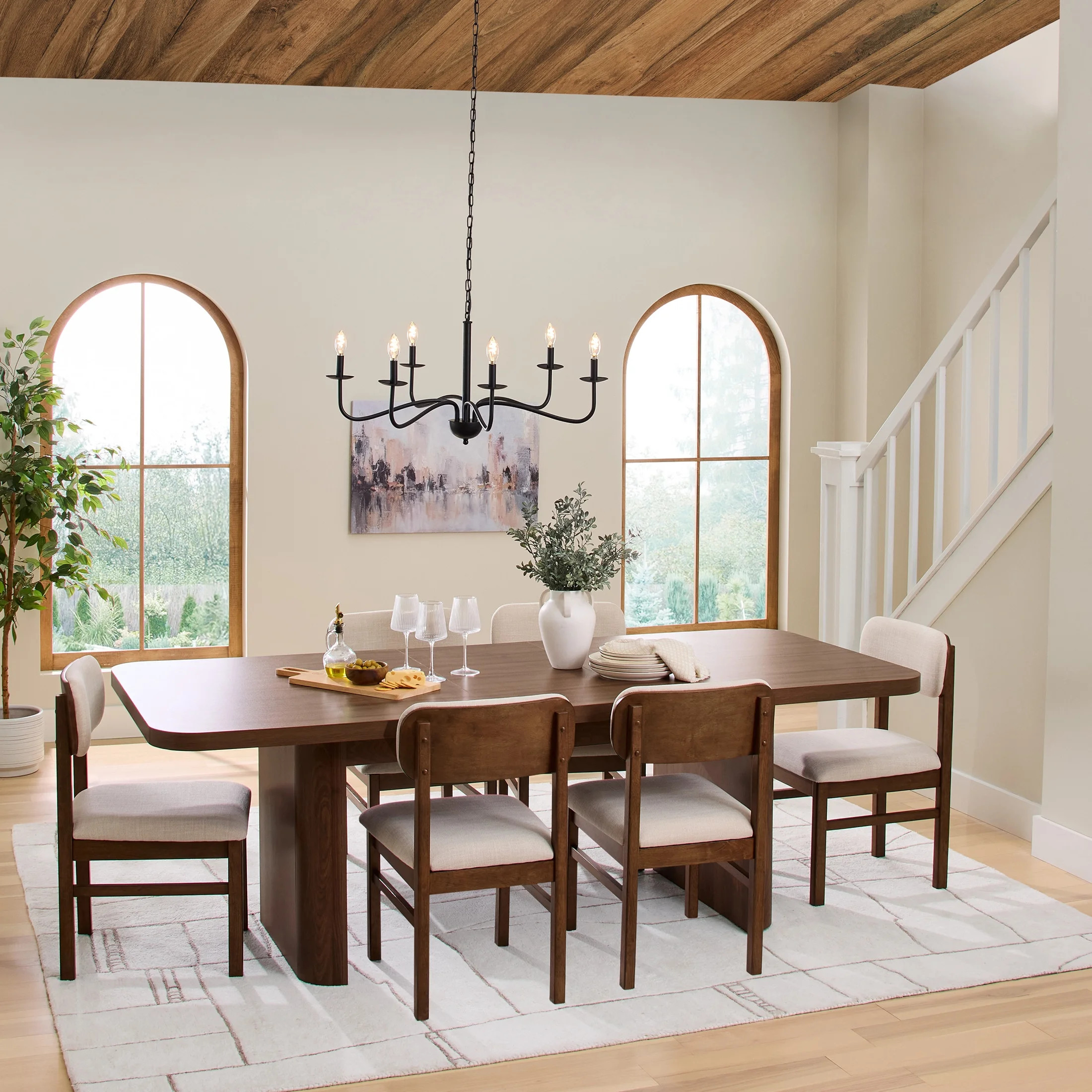 Better Homes & Gardens Juliet Expandable Dining Table, Walnut Finish | Walmart (US)