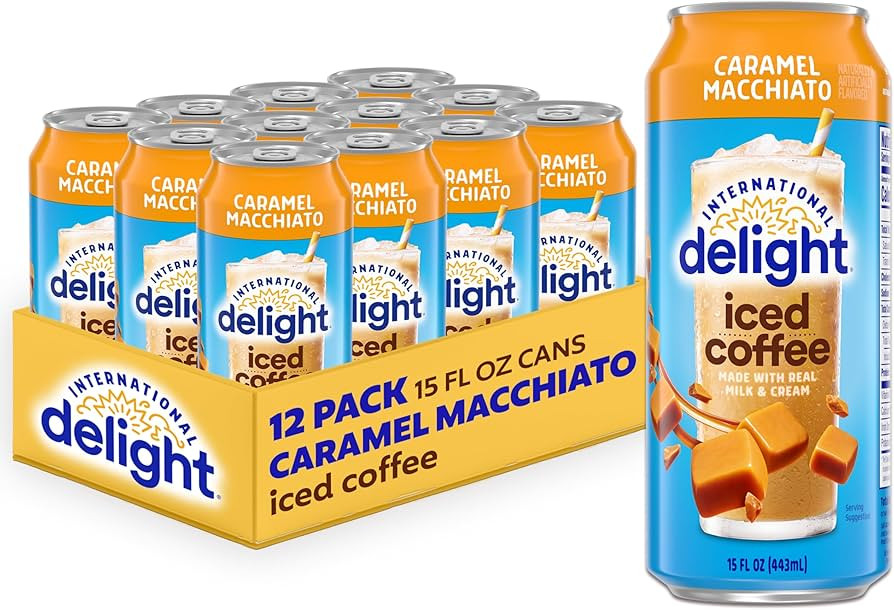International Delight Iced Coffee, Caramel Macchiato, 15 Fl Oz (Pack of 12) | Amazon (US)