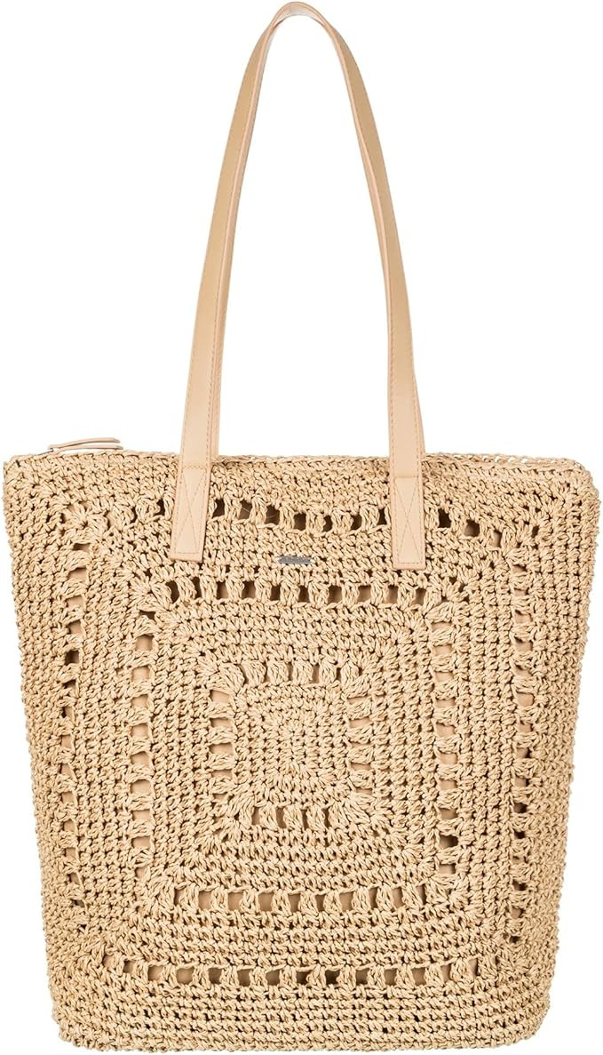 Roxy Women's Beach Tote Bag | Travel | Vacation | Straw | Lightweight | Breathable | Amazon (US)