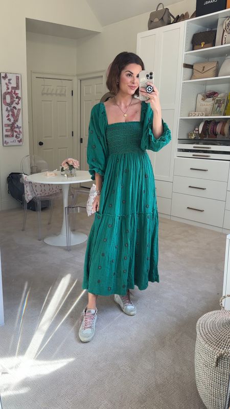 One of my favorite Free People dresses! I have it in so many colors. Wearing size small! 