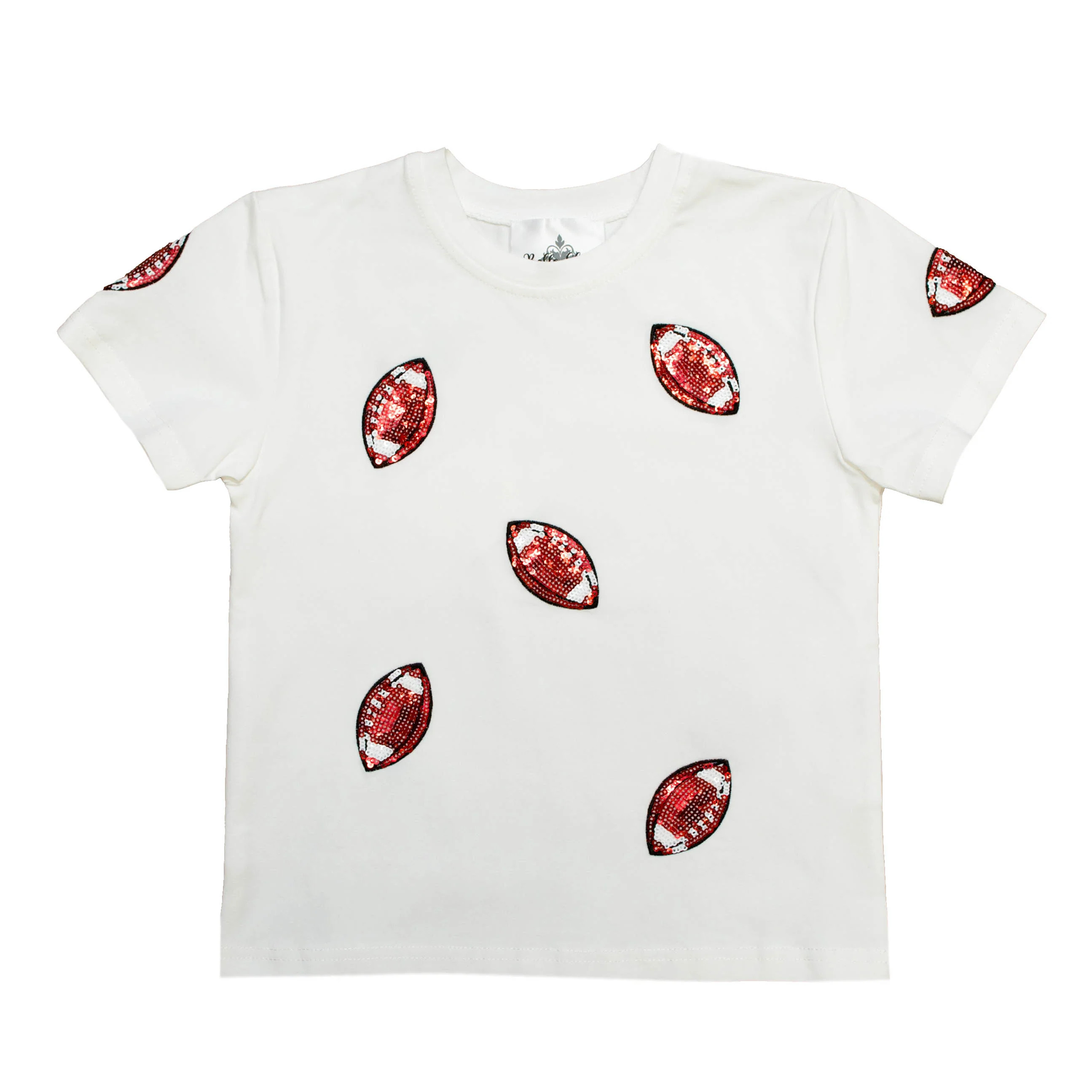 Red Football Kid Shirt | Belle Cher