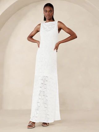 Lexia Knit Midi Dress | Banana Republic (US)