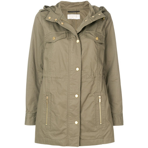 Michael Michael Kors Parka com capuz - Green | FarFetch BR