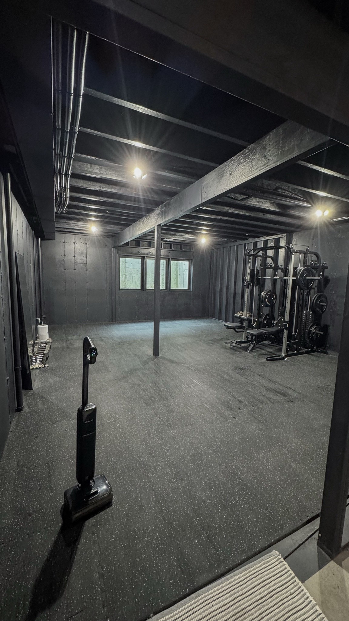 Our home gym space in our unfinished basement!

#LTKSaleAlert #LTKHome #LTKfitnessgoals