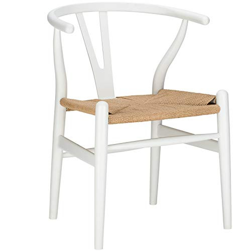 POLY & BARK Weave Dining Chair, White | Amazon (US)