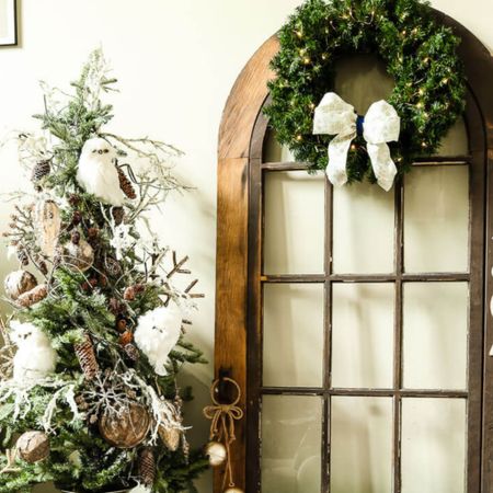 Owl Christmas tree and Christmas wreathh

#LTKSeasonal #LTKHoliday #LTKhome