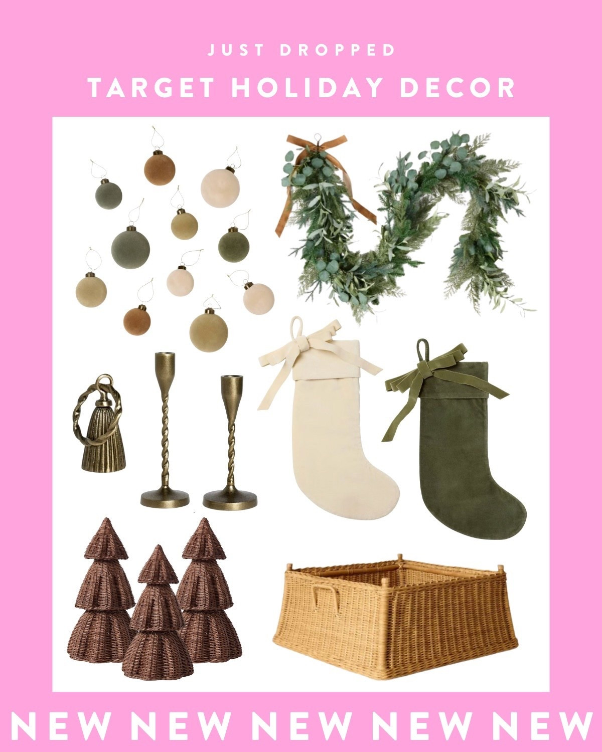 Just dropped - Target holiday decor! Threshold, designed with Studio McGee holiday line, is out, and it's so good! These will sell out, so grab them early while they're in stock. Love the garland and ornaments! Target holiday | Studio McGee | Threshold decor | Christmas decorations | holiday garland | ornaments | Target home | holiday season | seasonal decor

#LTKSeasonal #LTKHome