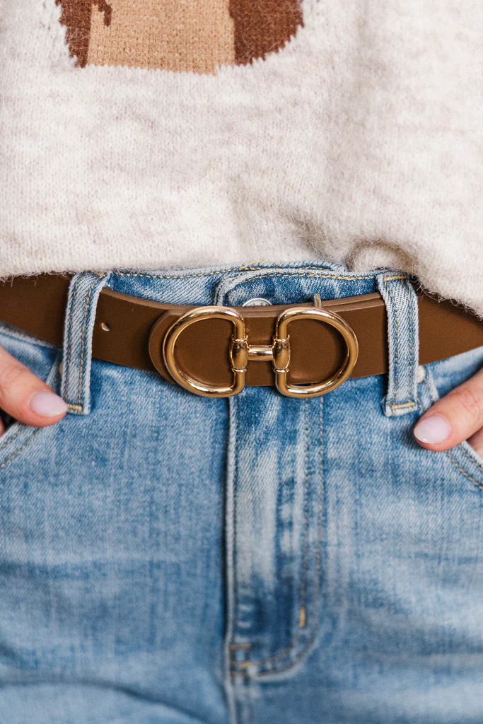 The Laid Back Look Brown Belt | The Mint Julep Boutique