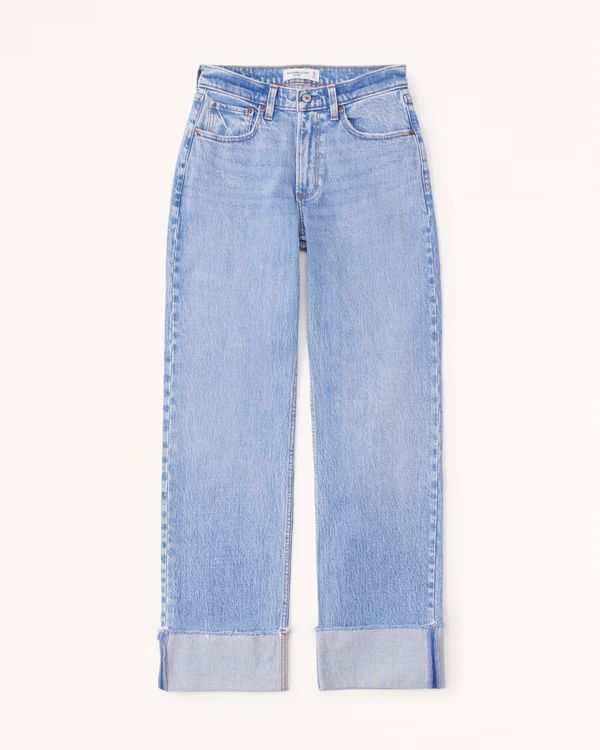 Women's Mid Rise Baggy Jean | Women's Bottoms | Abercrombie.com | Abercrombie & Fitch (US)