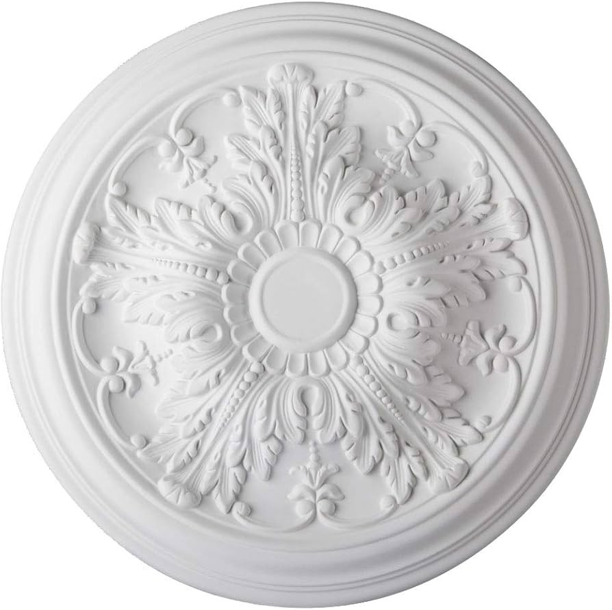 Ceiling Rose Valencia Lightweight Resin Mould Not Polystyrene Easy to Fix 51cm | Amazon (UK)