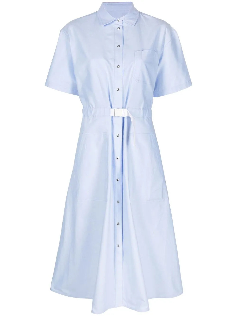 slide-buckled shirt dress | Farfetch Global