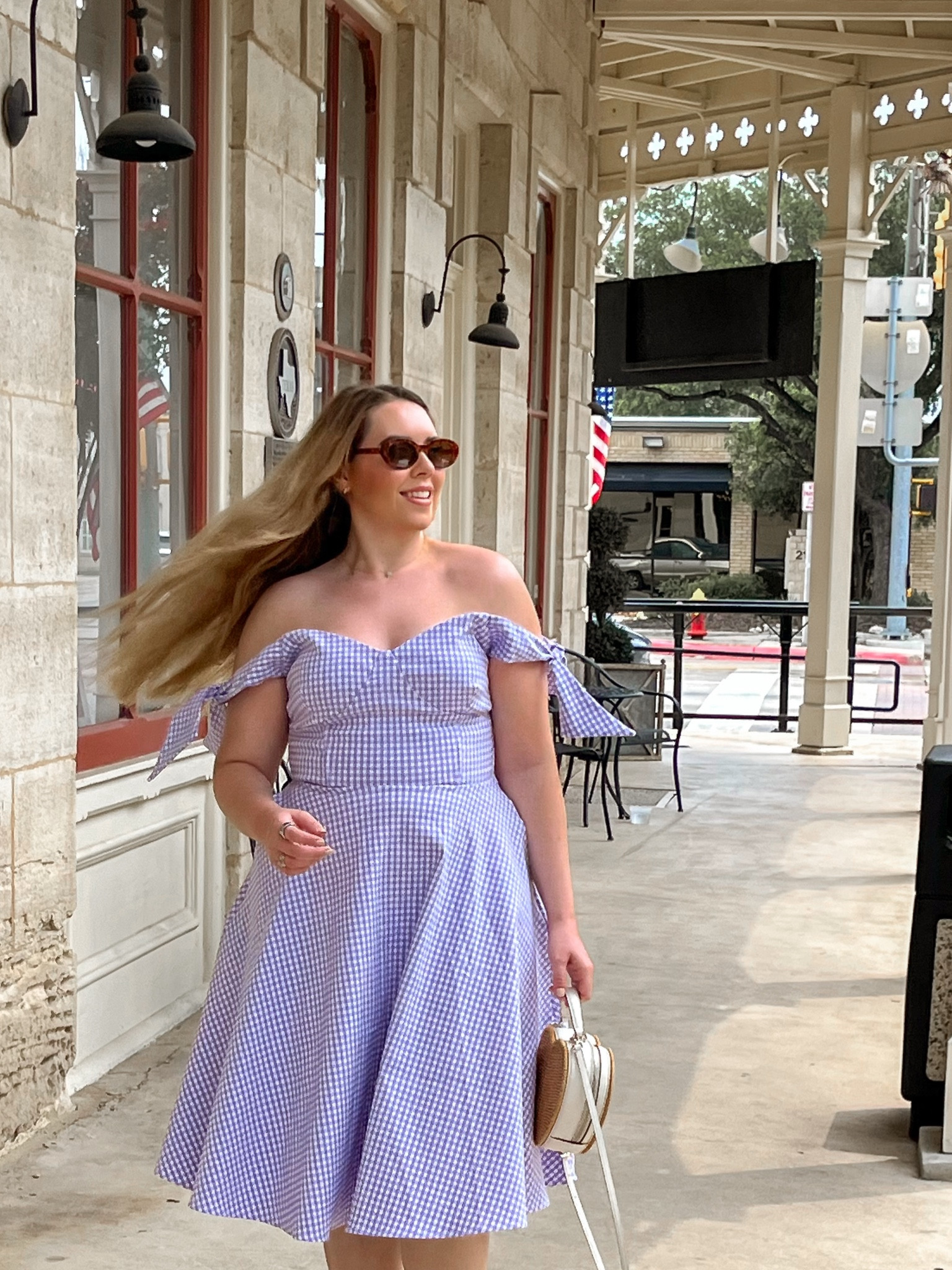 Brunching around town in the cutest purple gingham dress💜 @uniquevintage 

@shop.ltk #liketkit #ad 

#LTKSeasonal #LTKStyleTip #LTKSummerEdit