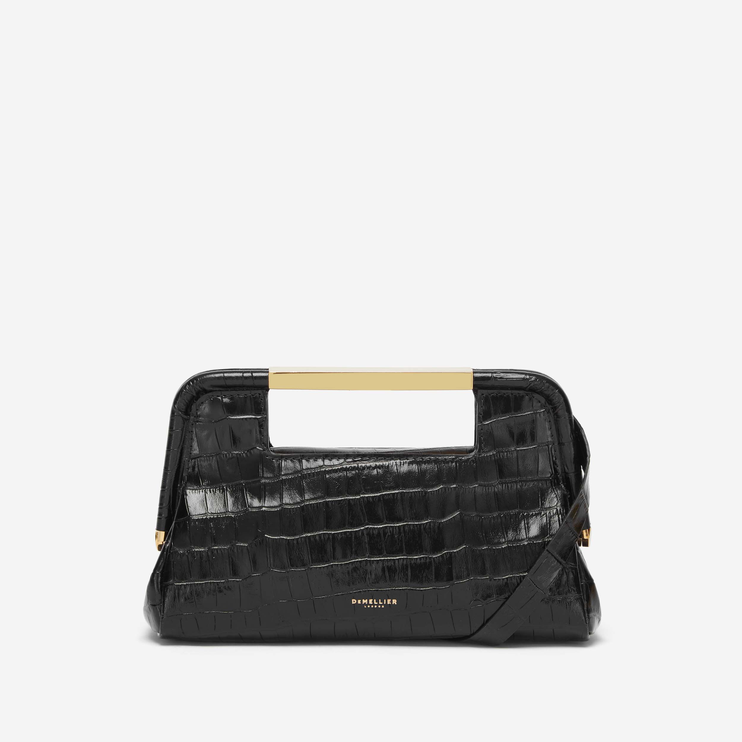 The Mini Seville | Black Croc Effect | DeMellier | DeMellier