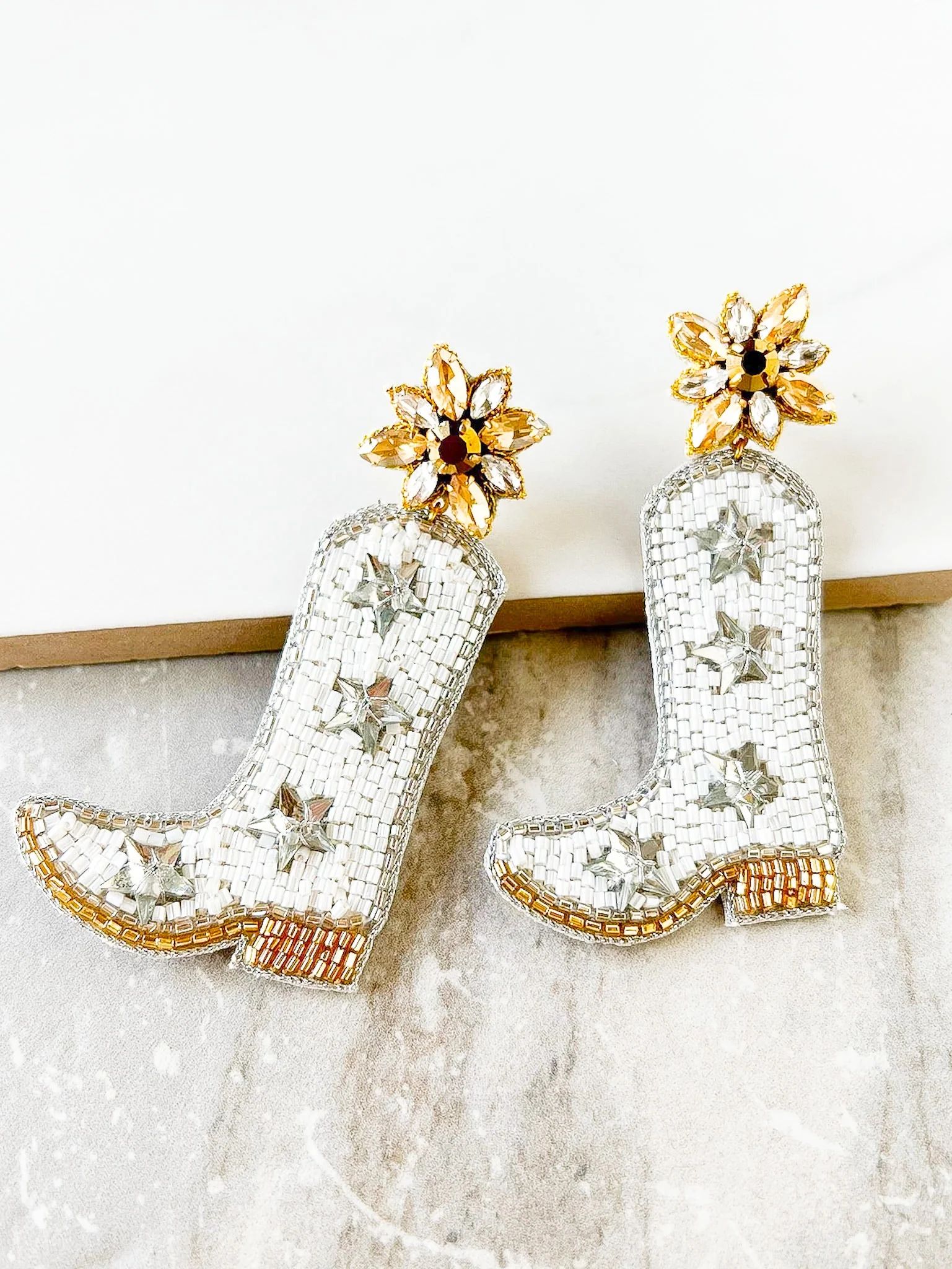 Seeing Stars Boot Earrings | Dos Femmes, LLC