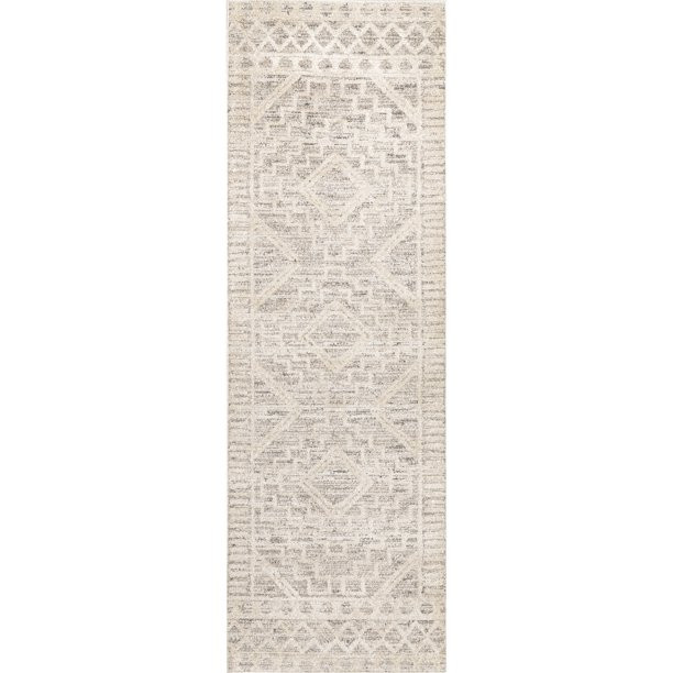 nuLOOM Cameron High Low Textured Moroccan Runner Rug, 2' 8" x 8', Beige | Walmart (US)