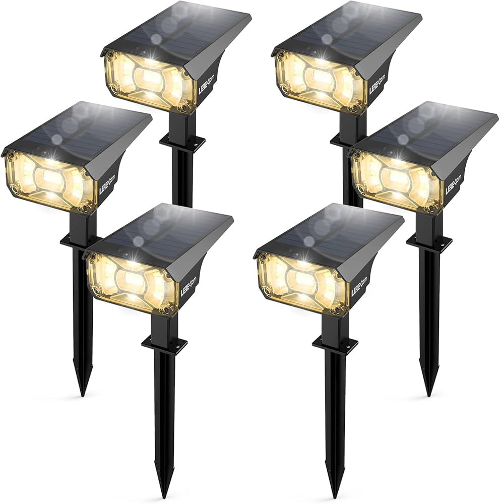3 Brightness Modes Solar Outdoor Lights with Super Bright 40LEDs, 360 Adjustable Lighting Angle, ... | Amazon (US)