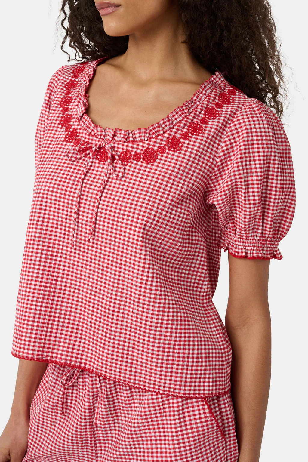 Gingham Quincy Top | Roller Rabbit