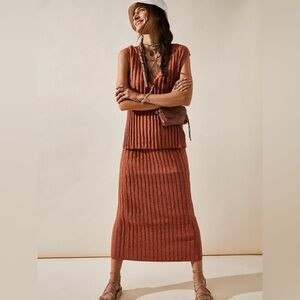 FREE PEOPLE Veda Sweater set | Poshmark
