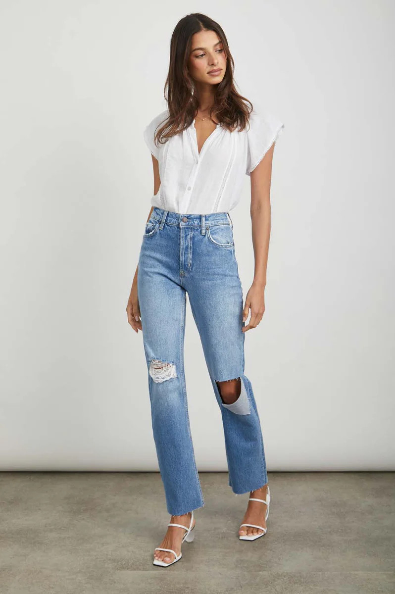 TOPANGA STRAIGHT - FADED BLUE DESTROY | Rails