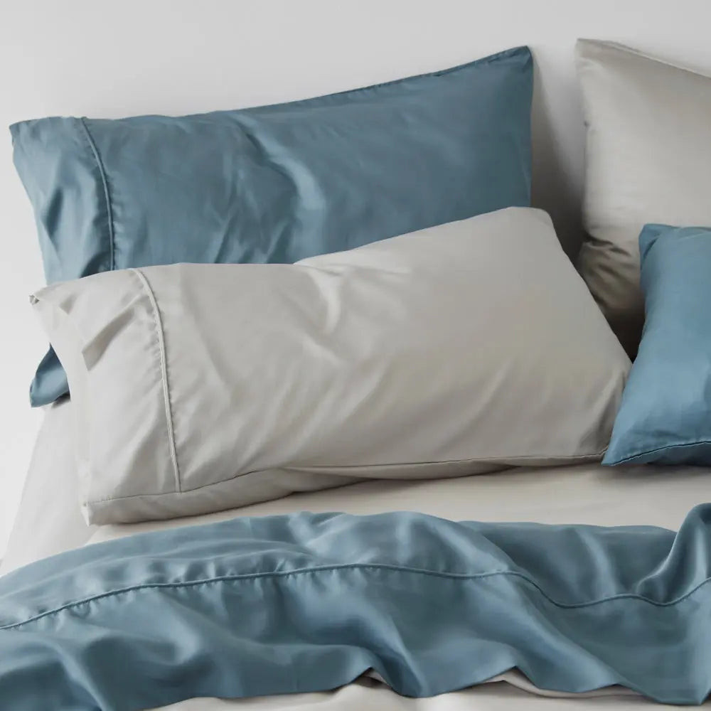 Ettitude CleanBamboo Signature Sateen Pillowcase Set | Sabavi Home