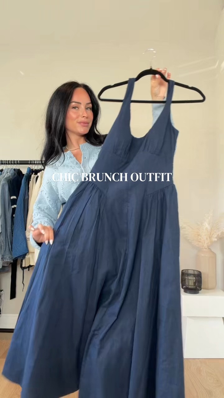 This dress feels like summer ☀️💙 Linen, pockets, a built-in bra, endless ways to style it. Adding a bandana, sun hat, and bag options takes it from simple to chic! I will have my outfit details 🔗 on my LTK! 

My sizing 5’7, 145lbs, 32dd
I’m wearing size smalls 

@abercrombie brunch outfit, chic outfit, linen dress, Abercrombie style, summer outfit, neutral outfit, elevated casual, brunch style, vacation outfit, resort wear, sun hat outfit, bandana styling, feminine style, effortless outfit, summer fashion, chic summer outfit, classic style, everyday elegance, linen outfit, capsule wardrobe

#LTKootd #LTKgrwm #LTKSaleAlert