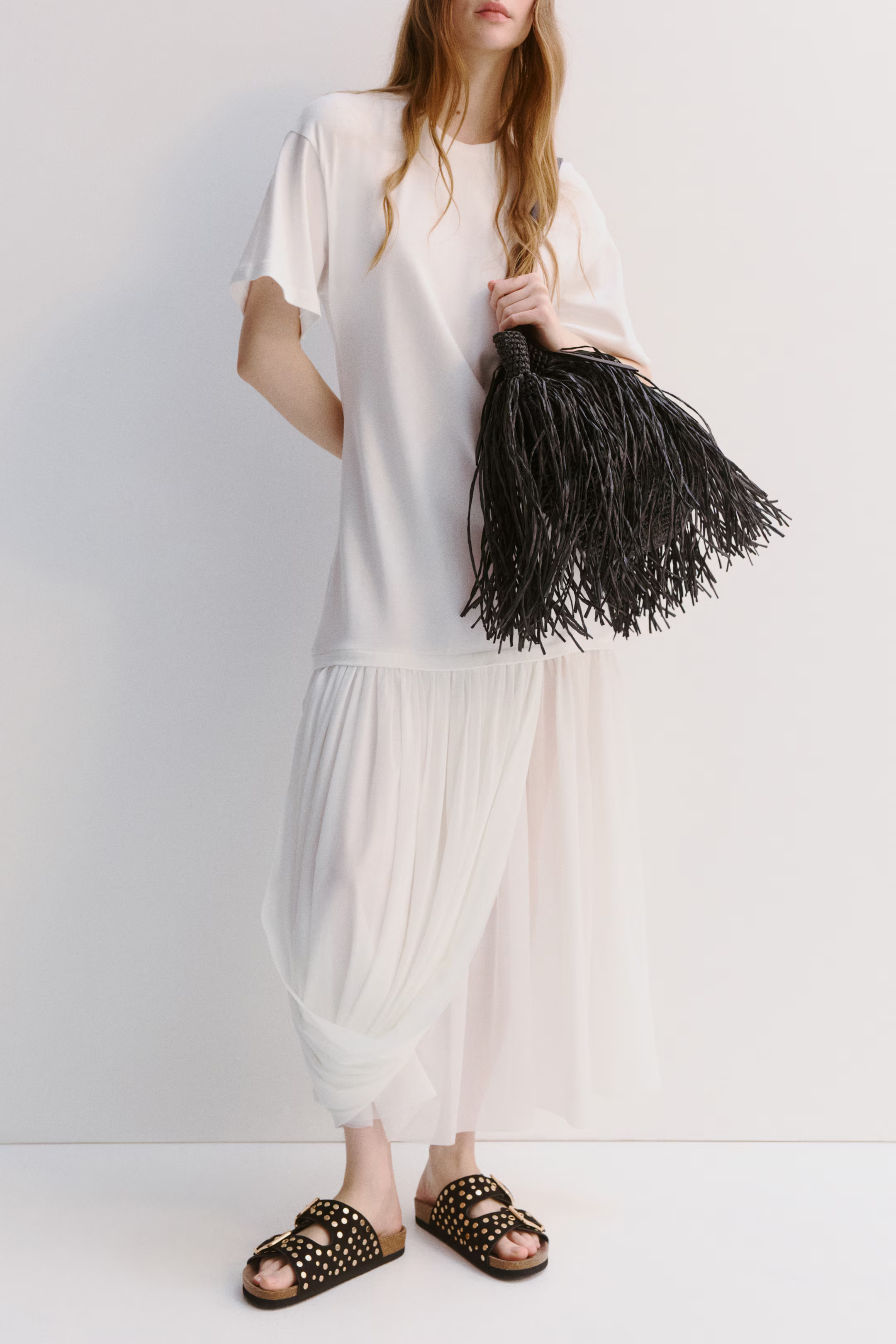 Sandalias con tachuelas - Marrón/Plateado - MUJER | H&M ES | H&M (FR, IT, ES, PT, BE)