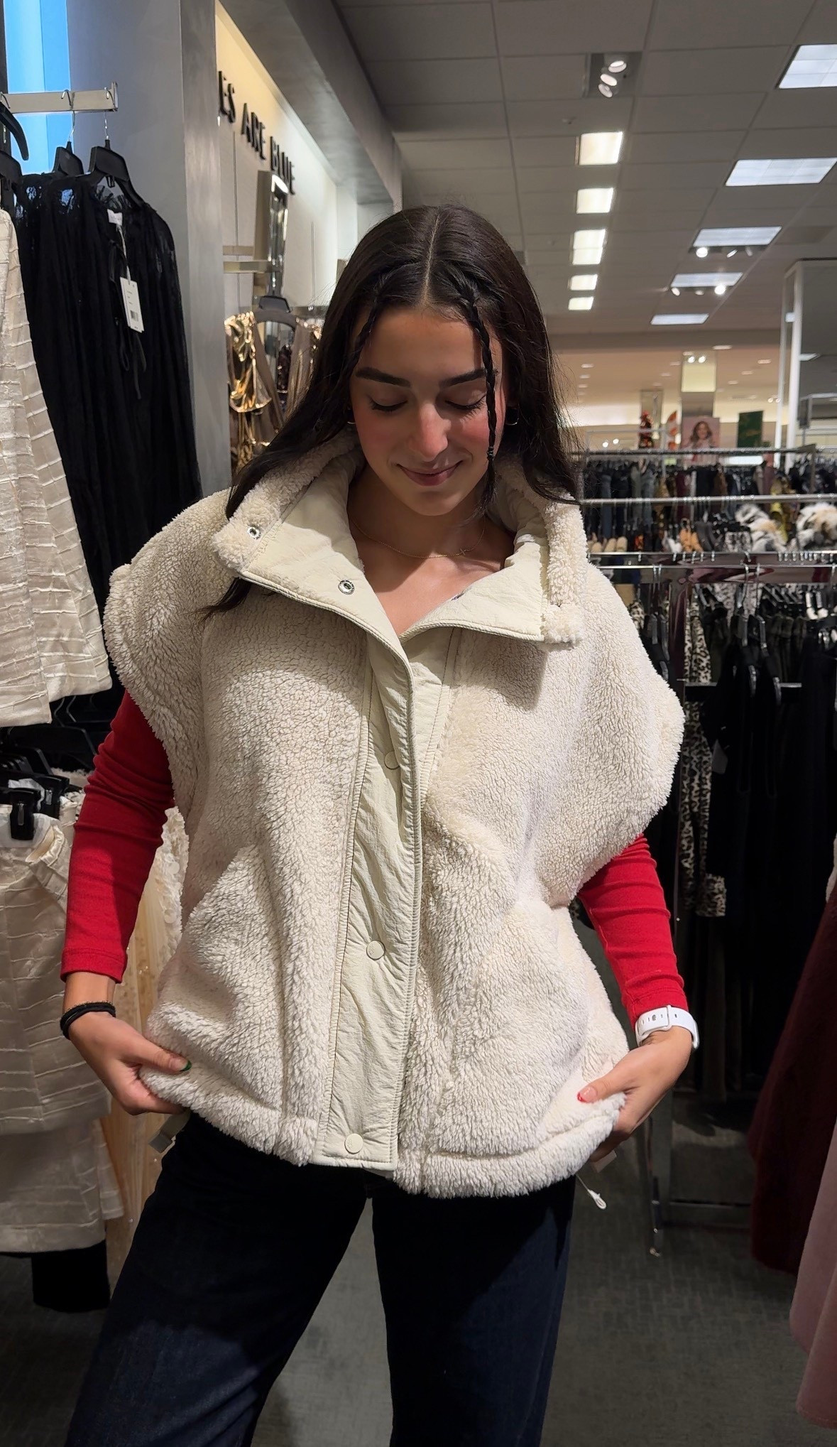 I’m wearing a size Small🤍

#LTKHoliday #LTKTall #LTKootd