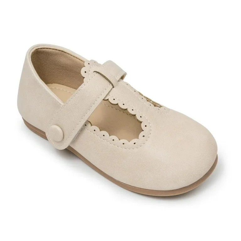Meckior Toddler Girls Dress Shoes Little Girls Mary Jane Soft Sole Princess Shoes for Little Kids | Walmart (US)