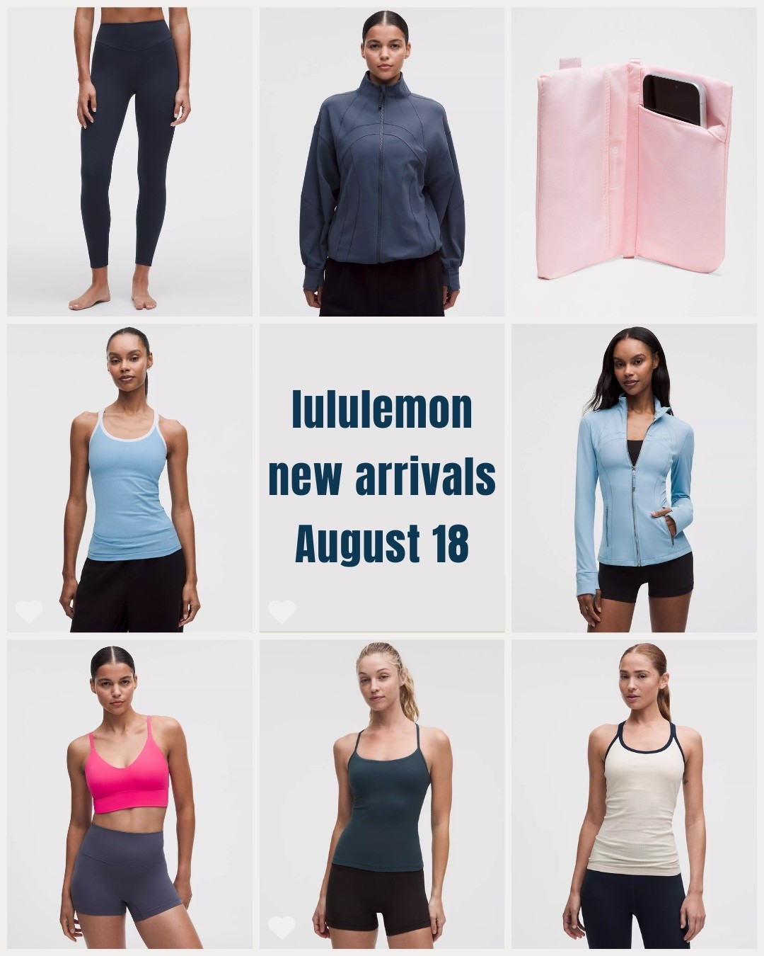 what's new at lululemon 

Wunder unders are back in the luxtreme fabric! More dreamy blue and flamingo fun tone items plus some contrast trim tanks.

#LTKcanada #LTKfall #LTKfitness
