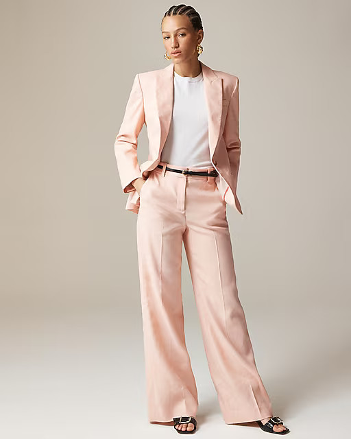 Alexandra blazer in stretch linen blend | J. Crew US