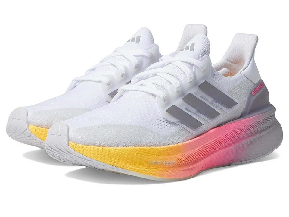 adidas Ultraboost 5 Running Shoes Women's Running Shoes White/Glory Grey/Lucid Pink : 10.5 B - Medium | Zappos