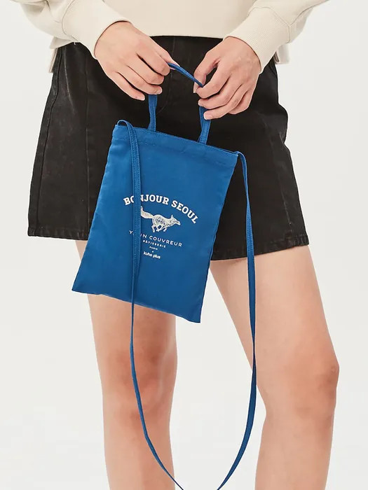 Graphic Mini Eco Bag  Royal Blue (KE29D3M01N) | W Concept (US)