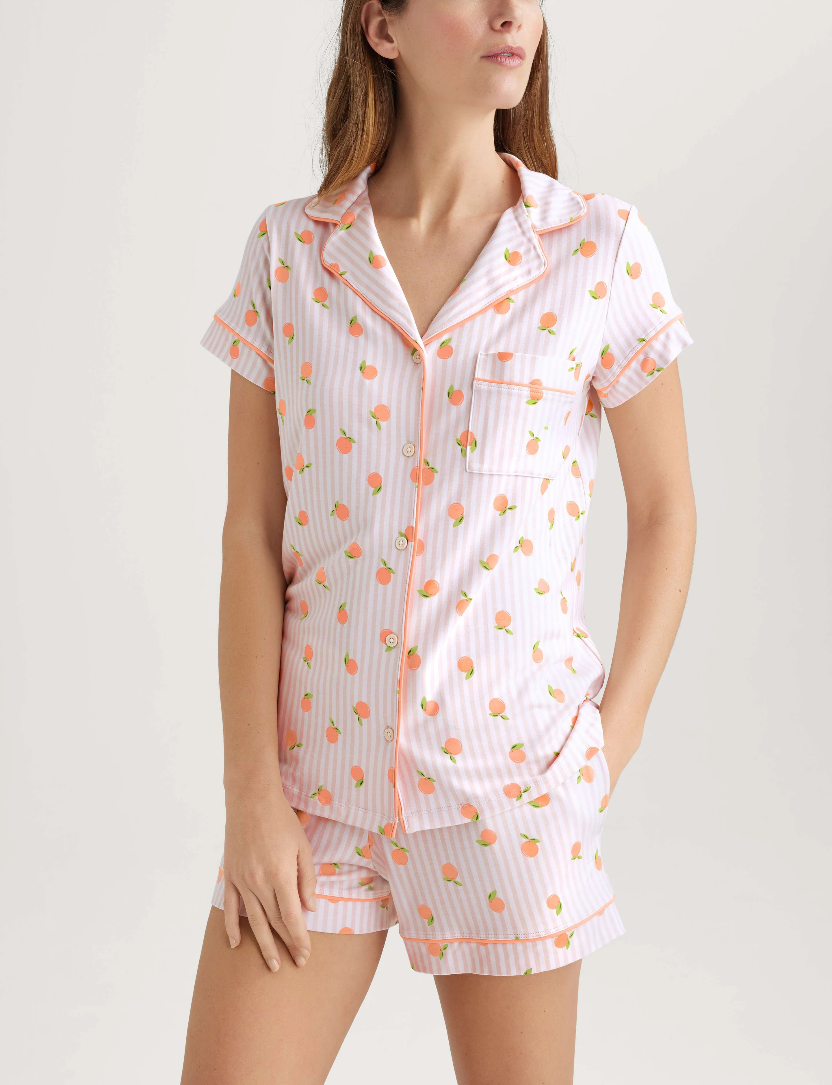 Women's Downtime Pajama Top & Short Set | Tommy John