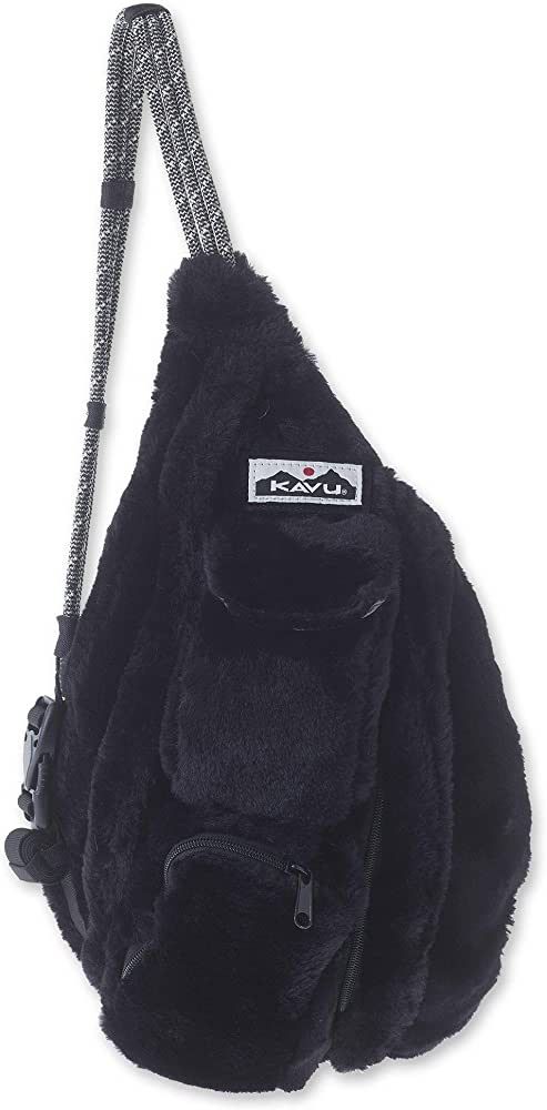 KAVU Mini Rope Fuzz Bag Sling Crossbody Backpack Travel Purse | Amazon (US)