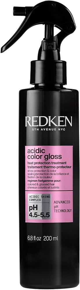 Redken Acidic Color Gloss Heat Protection Leave-In Treatment Spray For Color-Treated Hair | With ... | Amazon (US)