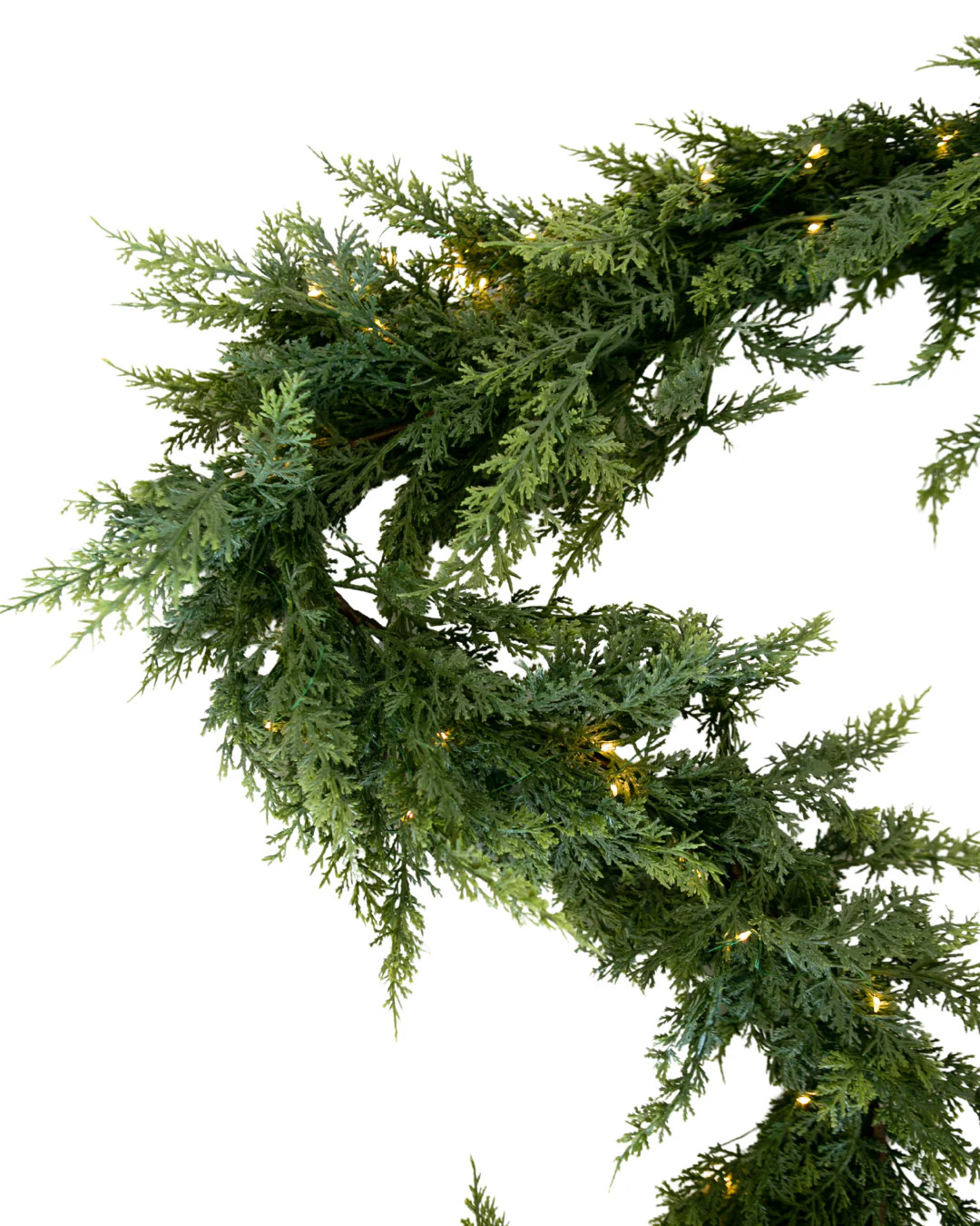 Cedar Garland With Lights | Elements by Remedy