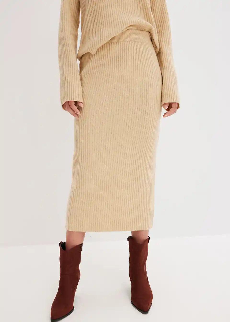 gestrickter Bleistiftrock | Bonprix DE