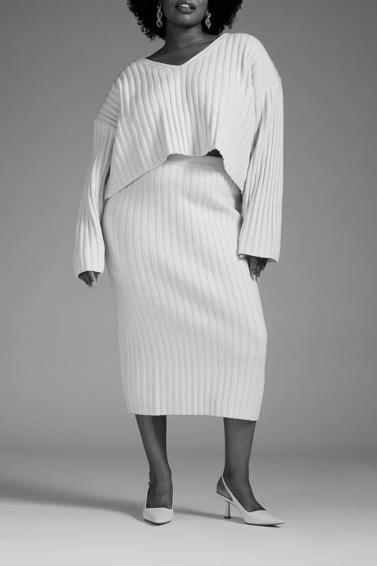 Rib-knit Skirt | H&M (US + CA)