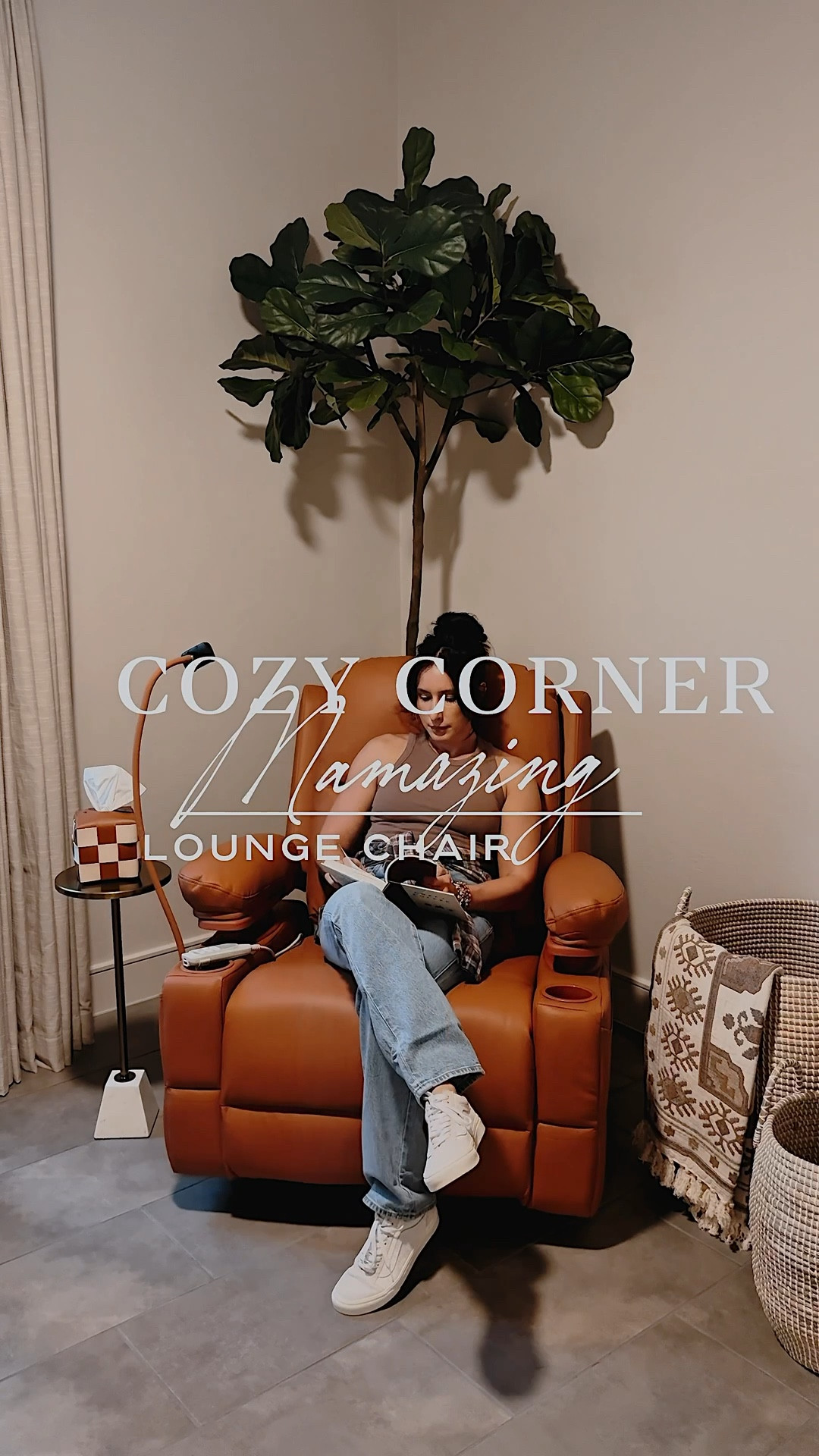 The coziest chair! ☕️🤎🍂

#LTKHome #LTKBaby #LTKBump