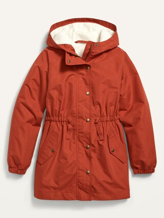Water-Resistant Hooded Parka for Girls | Old Navy (US)
