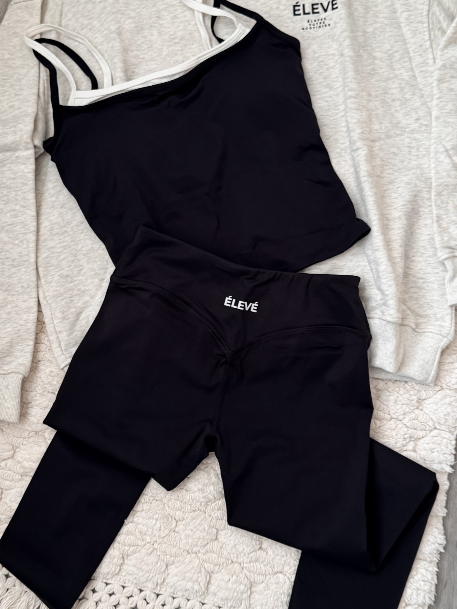 Obsessed with this sleek active set from ÉLEVÉ. The buttery-soft fabric, flattering high-waisted leggings, and sporty contrast strap tank make it the perfect mix of performance and style. Whether you’re heading to a workout, running errands, or layering it with a cozy crewneck for that effortless athleisure vibe, this set just works. Comfy, sculpting, and seriously cute—an easy grab on repeat.

black activewear set • women’s workout set • high waisted leggings • athletic matching set • gym outfit women • black leggings outfit • athleisure outfit • stylish workout clothes • supportive workout tank • fitness outfit idea • trendy gym set • sculpting leggings • comfy athleisure set • women’s fitness fashion • everyday workout outfit

#athleisurestyle #activeset #gymootd #athleisurewear #fitnessfashion #workoutset #blackactiveset #sportychic #activewearstyle #gymstyle #comfystyle #fitnessoutfit #everydayactivewear #ltkfitness #ltkstyle #ltkactive #workoutwearinspo #minimalstyle #athleisuretrend

#LTKfitnessgoals #LTKvlog #LTKActive