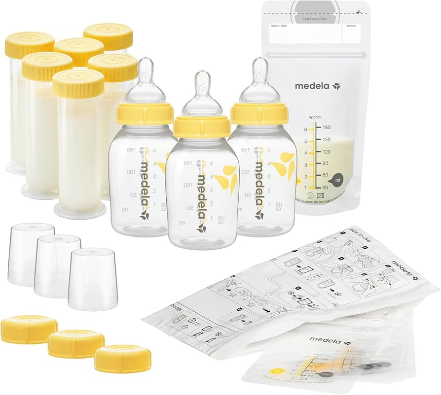 Medela Store and Feed Set | Breast Milk Storage Bottles, Nipples, Breast Milk Storage Bags | BPA-... | Amazon (US)