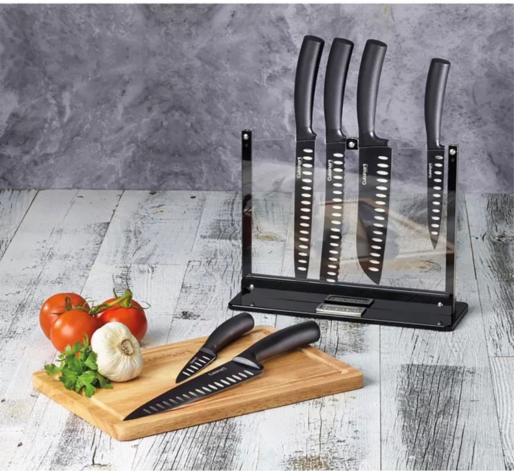 7 Piece Black Knife Set with Acrylic Stand

#LTKhome