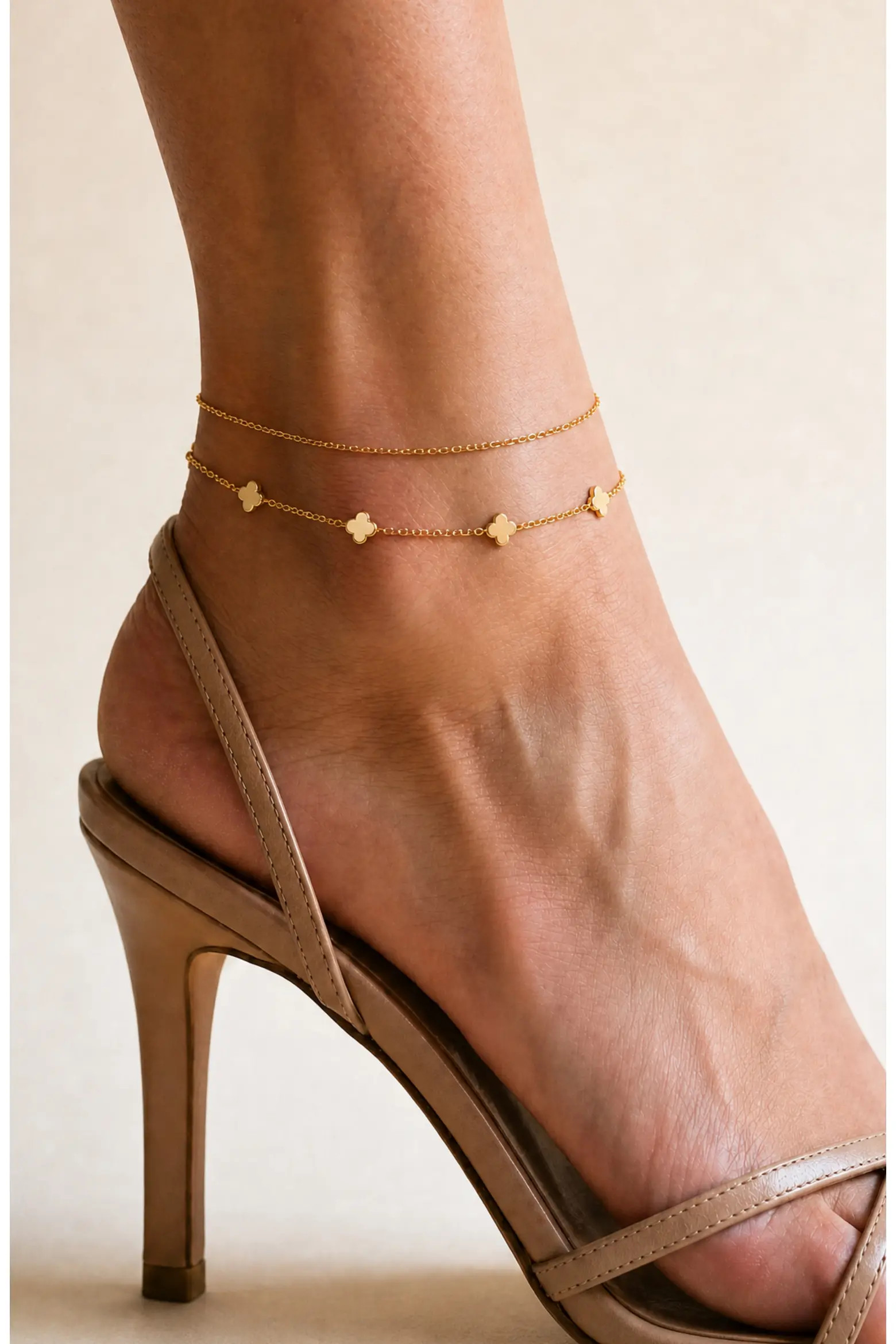 Clover Layered Anklet (Women) | Nordstrom | Nordstrom